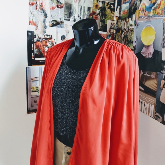 Vintage Draped Open Front Top - Picture 4 of 15